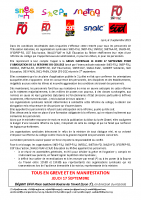 Appel Lyon grève 17 septembre